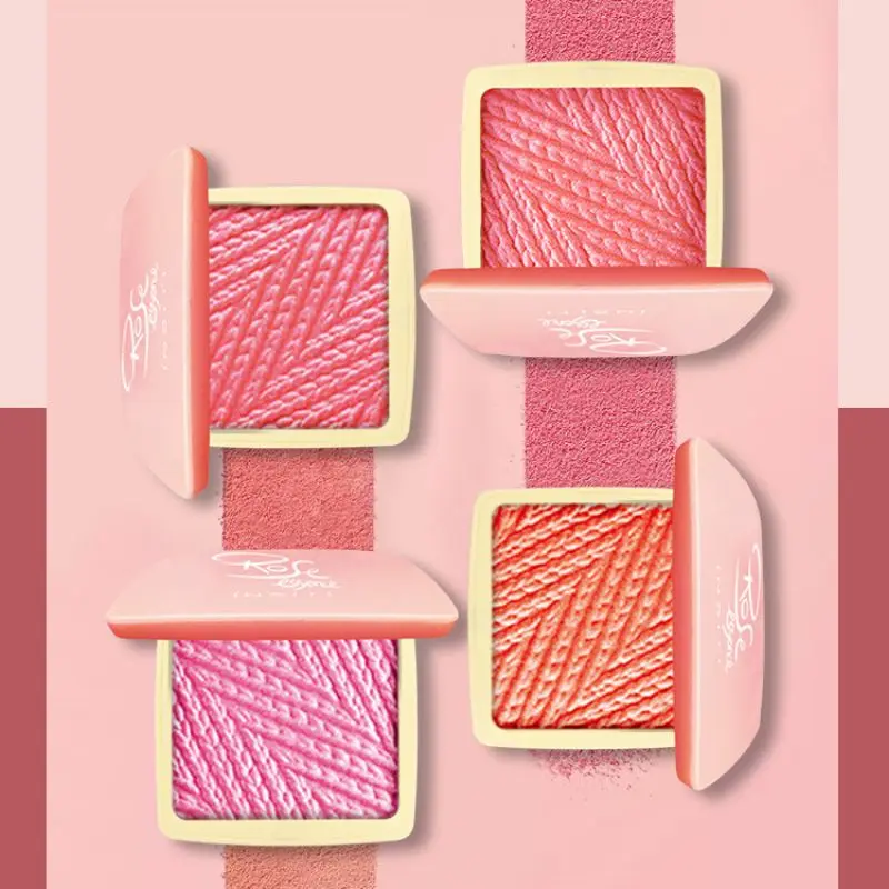 Новый Одноцветный натуральный румянец долговечный яркий цвет кожи матовые