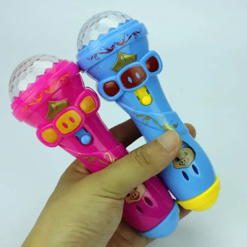 Забавные светящиеся игрушки детская игрушка Bebe Flash Модель микрофона милая