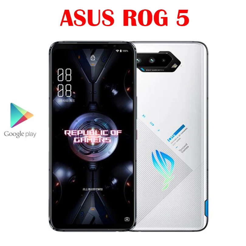 Оригинальная материнская плата ASUS ROG 5 Pro Ultimate Edition телефон Snapdragon888 144 Гц 16GB/18 ГБ + 512