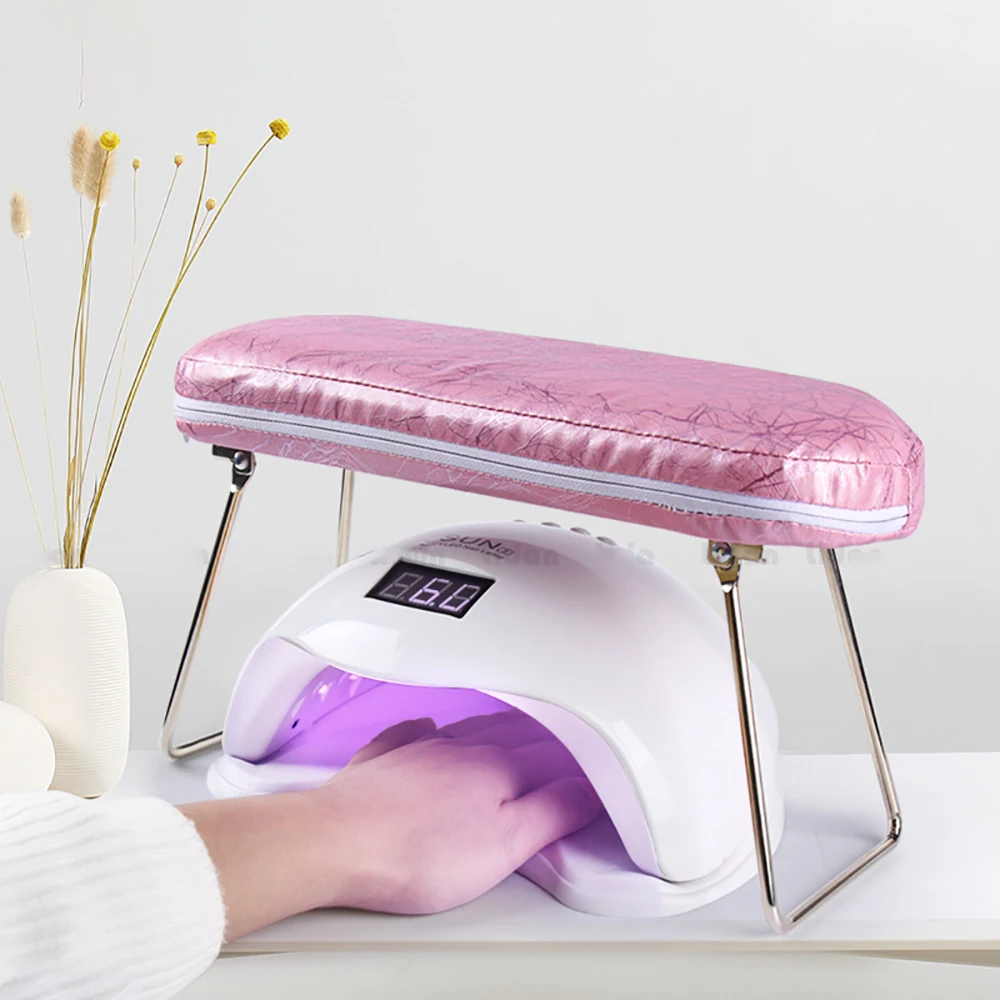 

Leather Manicure Hand Rest Rack Waterproof Wrist Pillow Salon Nail Hand Support Holder DIY Nail Dryer Lamp Table Nail Art Tool