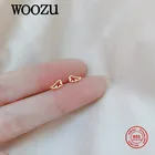 Женские серьги-гвоздики с крыльями ангела, из серебра 925 пробы