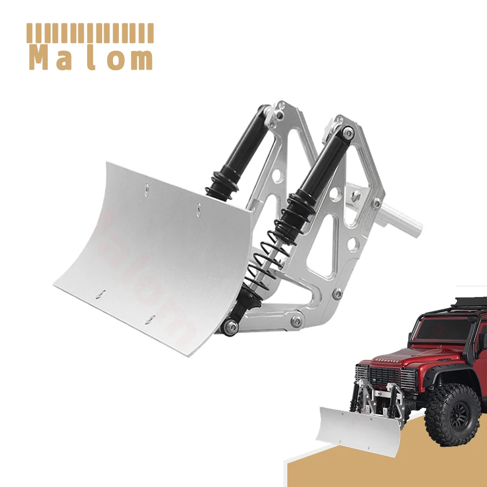 

RC Car Metal Blade Snow Plow for 1/10 RC Crawler Axial SCX10 90046 03007 Traxxas TRX4 TRX6 RGT 86100 Snow Shovel Upgrade Parts