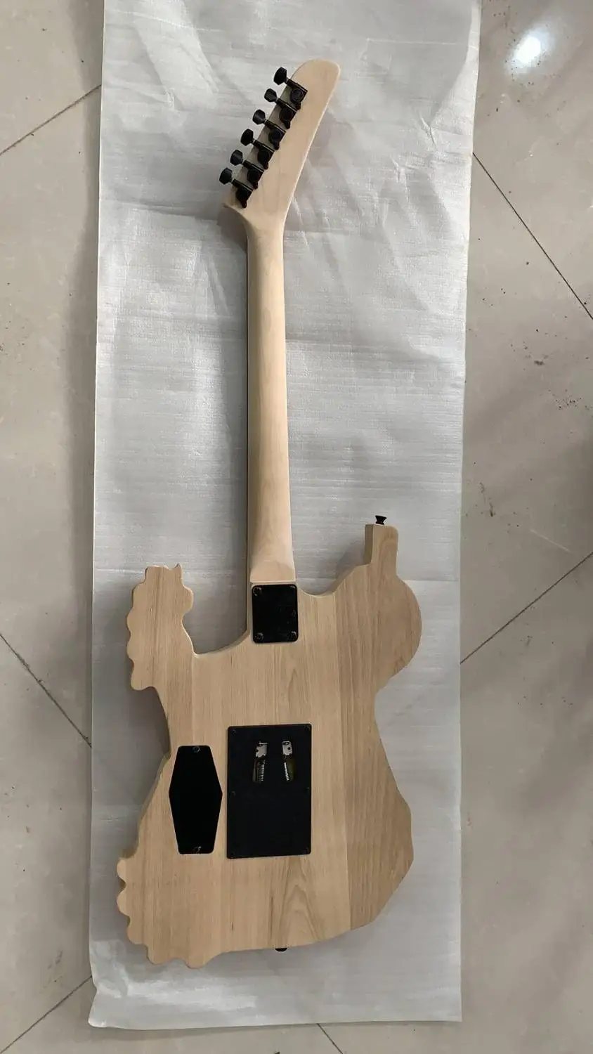 Оптовая продажа гитары Новое поступление 6 струн гитара с черепом из