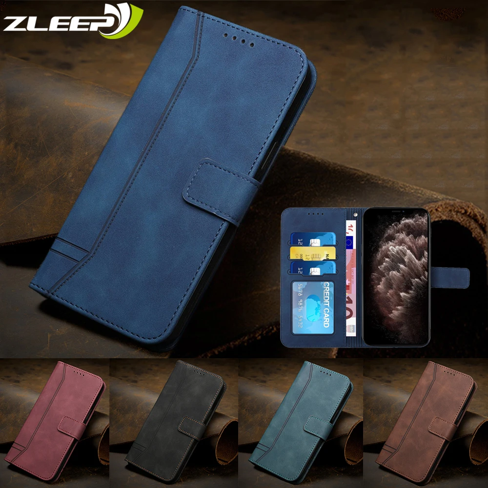 

Wallet Flip Case For Motorola Moto G9 E7 G Power Play Stylus Edge 2021 2020 20 G60S G50 G40 G10 5G Plus 20 Lite Pro Phone Cover