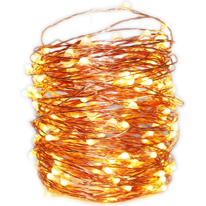 5/10/20/30/50M 50-500LEDs filo di rame LED String lights fata ghirlanda lampada luce per natale capodanno decorazione della festa nuziale