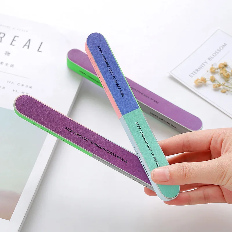 

Nail Buffer Block Sponge File Manicure Pedicure Sanding Nail Art Tools Professional Printing UV Gel Polishing Buffer Block