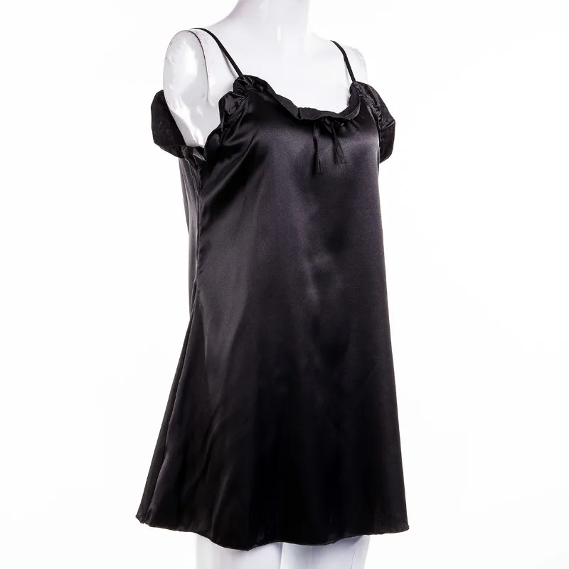 Женское сексуальное эротическое платье для сна ночнушки ночное белье пижамы без