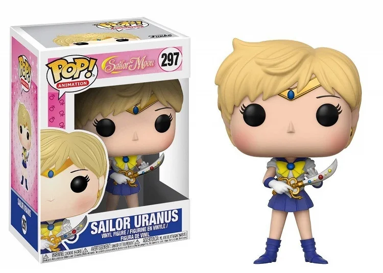 FUNKO POP! Сейлор Мун и луна Чиби Плутон Уран Нептун виниловая Модель Фигурки игрушки