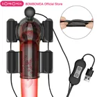 20 режимов, вибратор для пениса для мужчин, насос для увеличения пениса, тренажер, вибратор, игрушки для взрослых, задержка эякуляции, Мужской мастурбатор