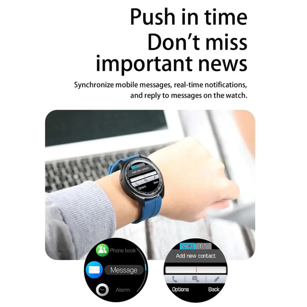 Bluetooth часы T20 для мужчин и женщин фитнес трекер будильник Смарт IOS Android|Смарт-часы| |