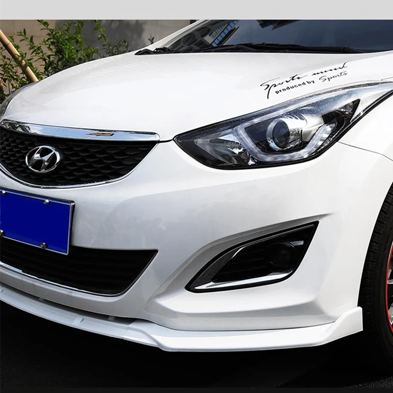 Для Hyundai Elantra передний спойлер ABS бампер диффузор защитные бамперы для комплект