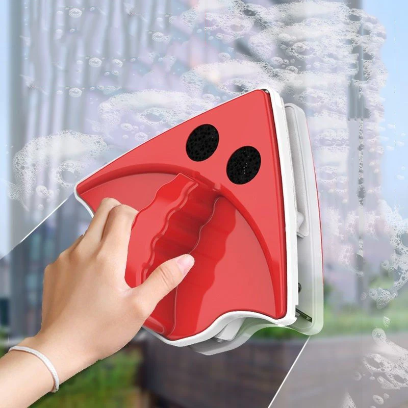 

Magnetic Window Wiper Glass Cleaner Brush Tool Double Side Magnetic Brush Window Glass Brush for Washing Household Cleaning Tool