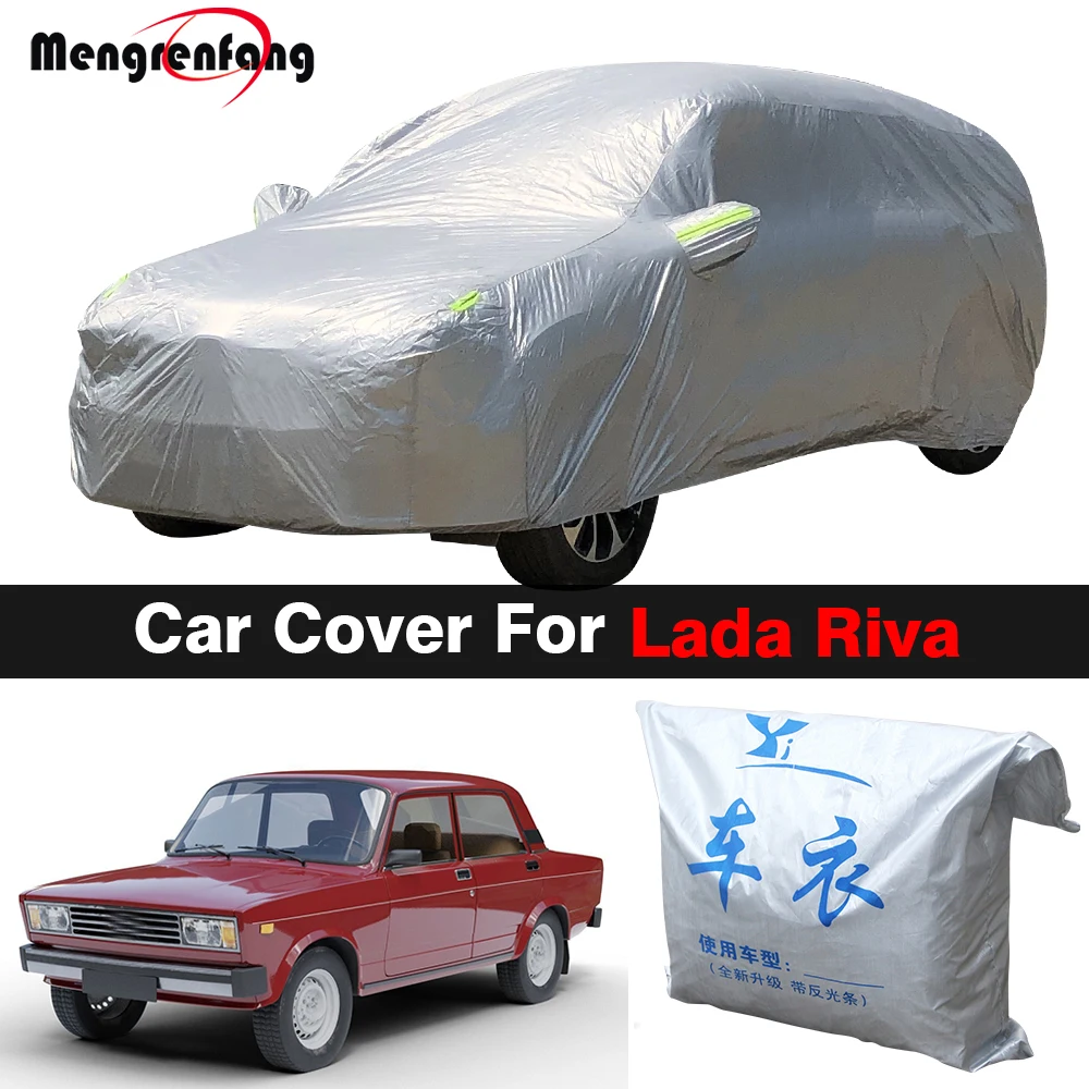 

Car Cover Outdoor Indoor Anti-UV Sun Rain Snow Fog Resistant Cover DustProof For Lada Riva Sedan Pickup Wagon
