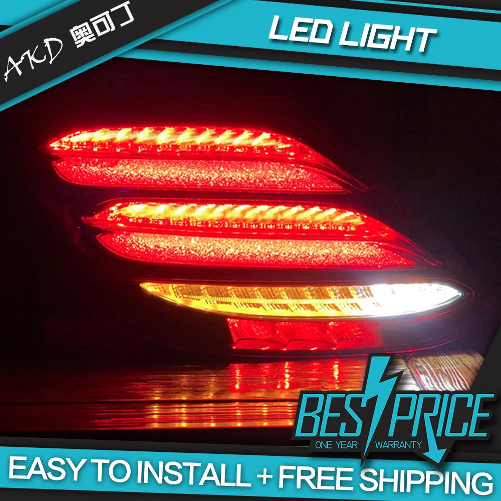АКД автомобильный Стайлинг taillamp для Mercedes Benz W213 хвост светильник E200 E300 E200L E300L 2016 ~