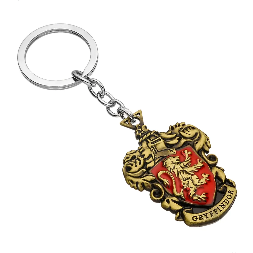 bronze Украшения на шею из отпускная цена hp, Гриффиндор, Хаффлпафф, Слизерин равенклав, школы, брелок с логотипом Подвески значок, Брелоки держатель - Цвет: bronze