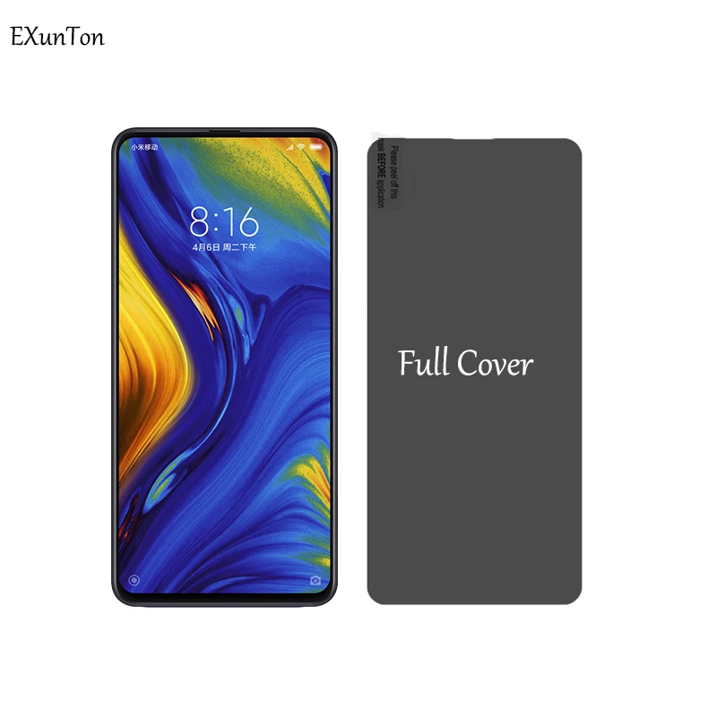 Закаленное стекло с полным покрытием для Xiaomi Mi Mix 3 Play Защита