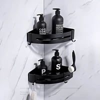 fulllove bathroom shelf bathroom accessories toilet vanity triangle towel organizer storage rack wall mounted shampoo holder