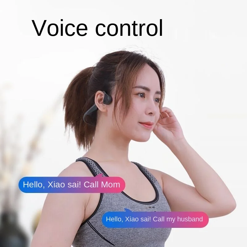 Водонепроницаемая беспроводная Спортивная Bluetooth-гарнитура bone для проводимости