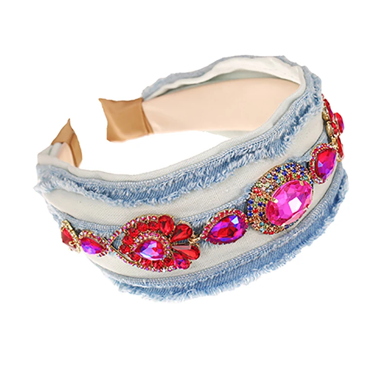 

ZHINI Новая мода женский ободок широкая боковая повязка на голову Бохо Винтажный Золотой Цвет аксессуары для волос свадебная мода ювелирные изделия 2021