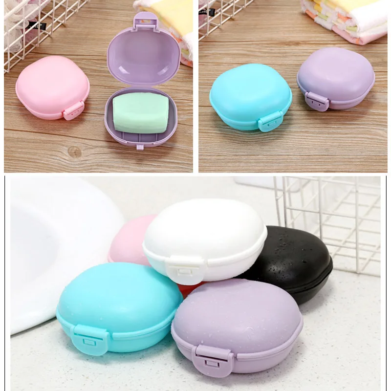 Пластиковая Водонепроницаемая тарелка с крышкой портативная дорожная Коробка