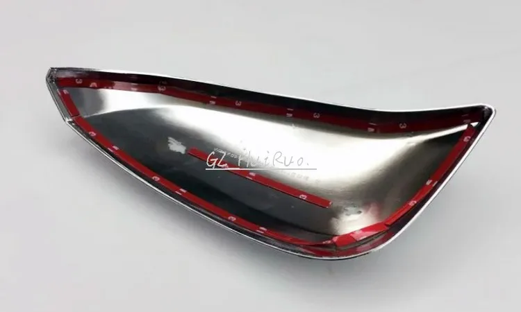 2шт для TOYOTA RAV4 XA40 2013 2014 2015 2016 2017 тройные хромированные зеркальные крышки из АБС