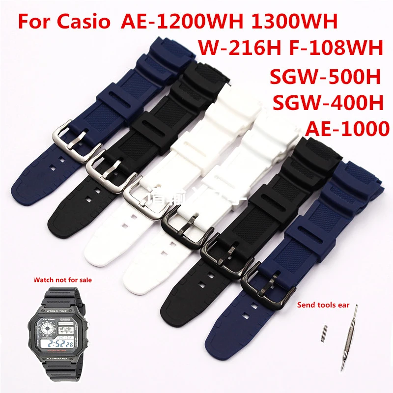 Аксессуары для часов мужские ремешки из смолы CASIO AE 1200WH 1000W 1300WH|Ремешки часов| |