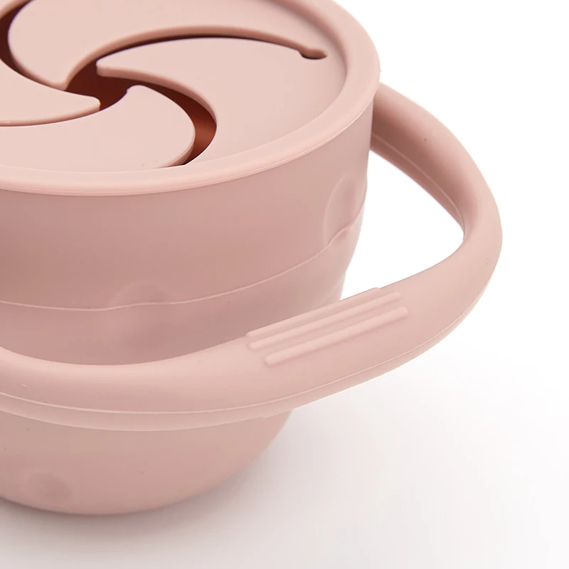 

0-3 Years Old Baby Silicone Snack Portable Food Storage Cup Snack Container Bpa-free Child Feeding Learning Cup