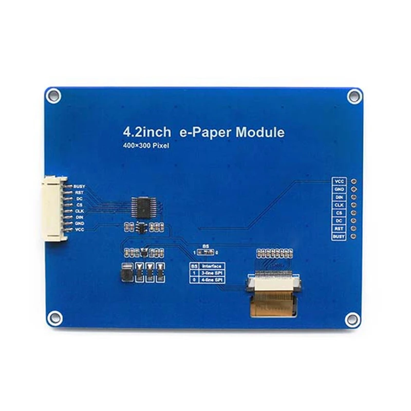 

4.2 Inch Electronic Display with SPI Interface, Suitable for Raspberry Pi / Arduino / Nucleo / STM32 3.3V