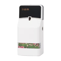 svavo automatic aerosol dispenser wall mounted smart fragrance machine with safety lock for pubilc places household