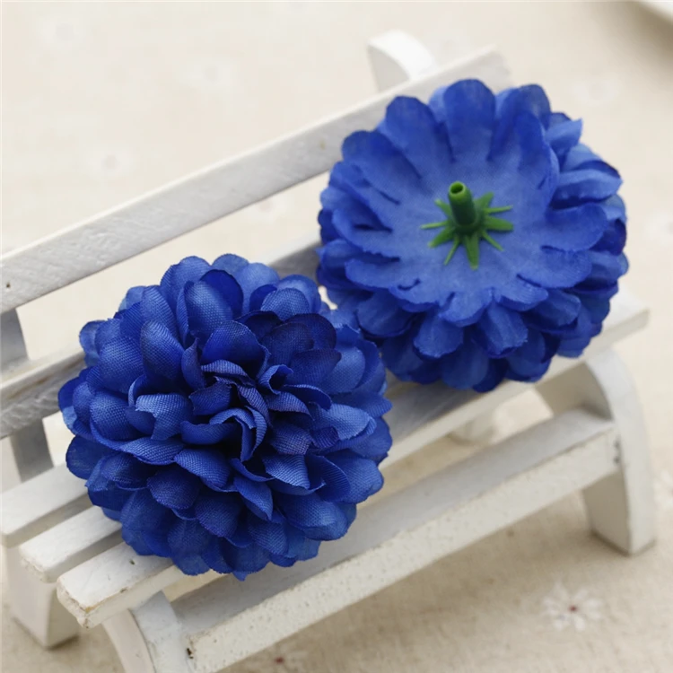 Искусственная шелковая гвоздика с помпоном 10 шт. насадки для украшения