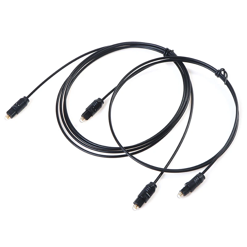 

1.0M/1.8M Metre Digital Fibre Optical Audio Toslink SPDIF MD DVD Cable