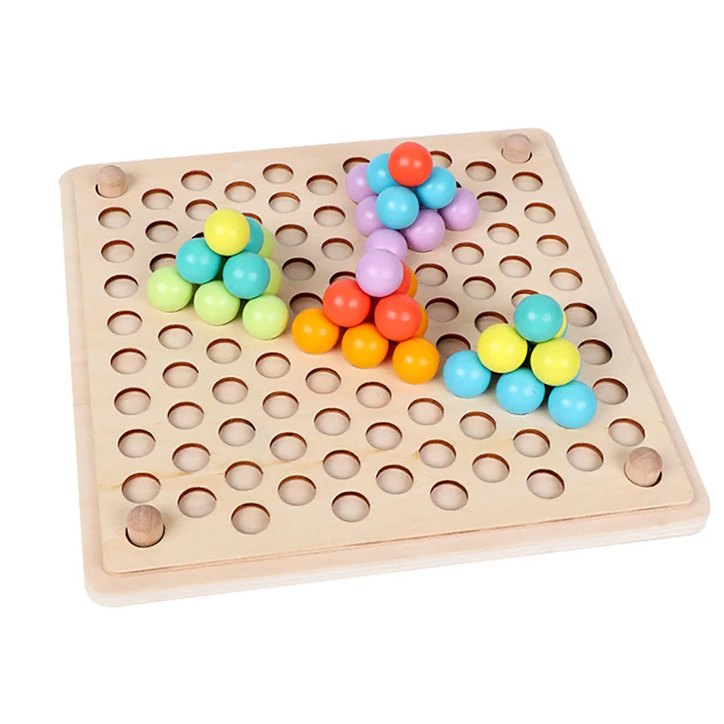 Тренировочная головоломка с бусинами для рук и мозга математическая доска-пазл