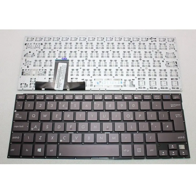 Новая клавиатура для ноутбука ASUS Zenbook UX32 UX32A UX32LA UX32LN UX32V UX32VD клавиатура с британской раскладкой коричневый