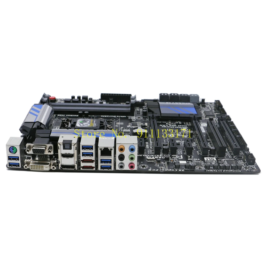 Для GIGABYTE Z87X UD3H рабочего Материнская плата Z87 чип гнездо LGA1150 DDR3 SATA3.0 USB3.0