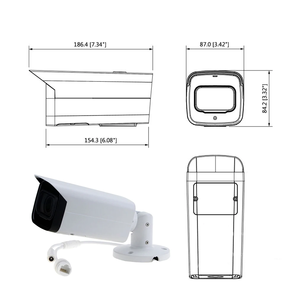 Сетевой видеорегистратор Dahua IPC HFW4631H ZSA 6MP IP Камера 2 7 ~ 13 5 мм 5X зум VF объектива от