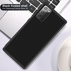 Чехол для Samsung Galaxy S20 FE, A51, A71, M31, A31, A01, S21 Ultra Plus, Note 20, черный матовый, мягкий, ТПУ, силиконовый