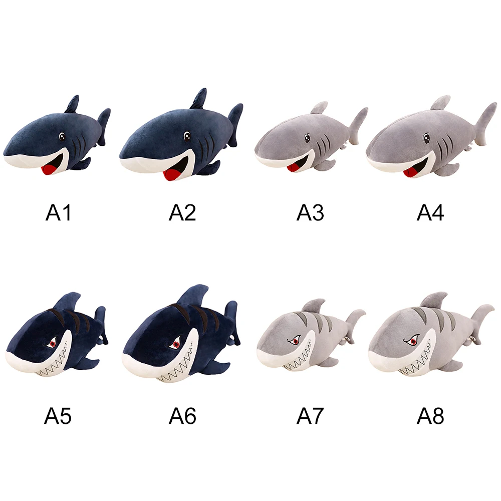 30/50 см Плюшевые игрушки акулы мягкие Животные симуляция большой пасти кукольные