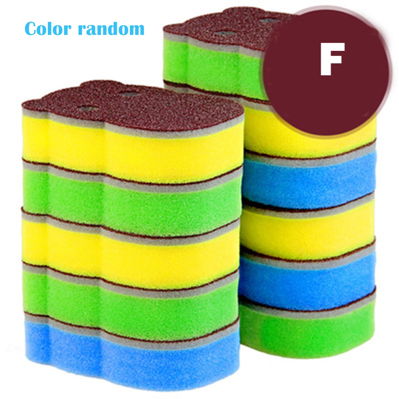 

Carborundum Sponge Remove Dirt and Rust Kitchen Cleaning Brush Kitchen Accessories --M25