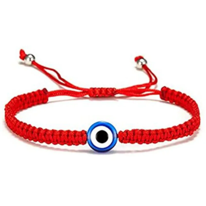 

Turkish Evil Eye Handmade Braided Red Thread String Bracelet For Women Men Charm Lucky Rope Adjustable Friendship Jewelry Gifts