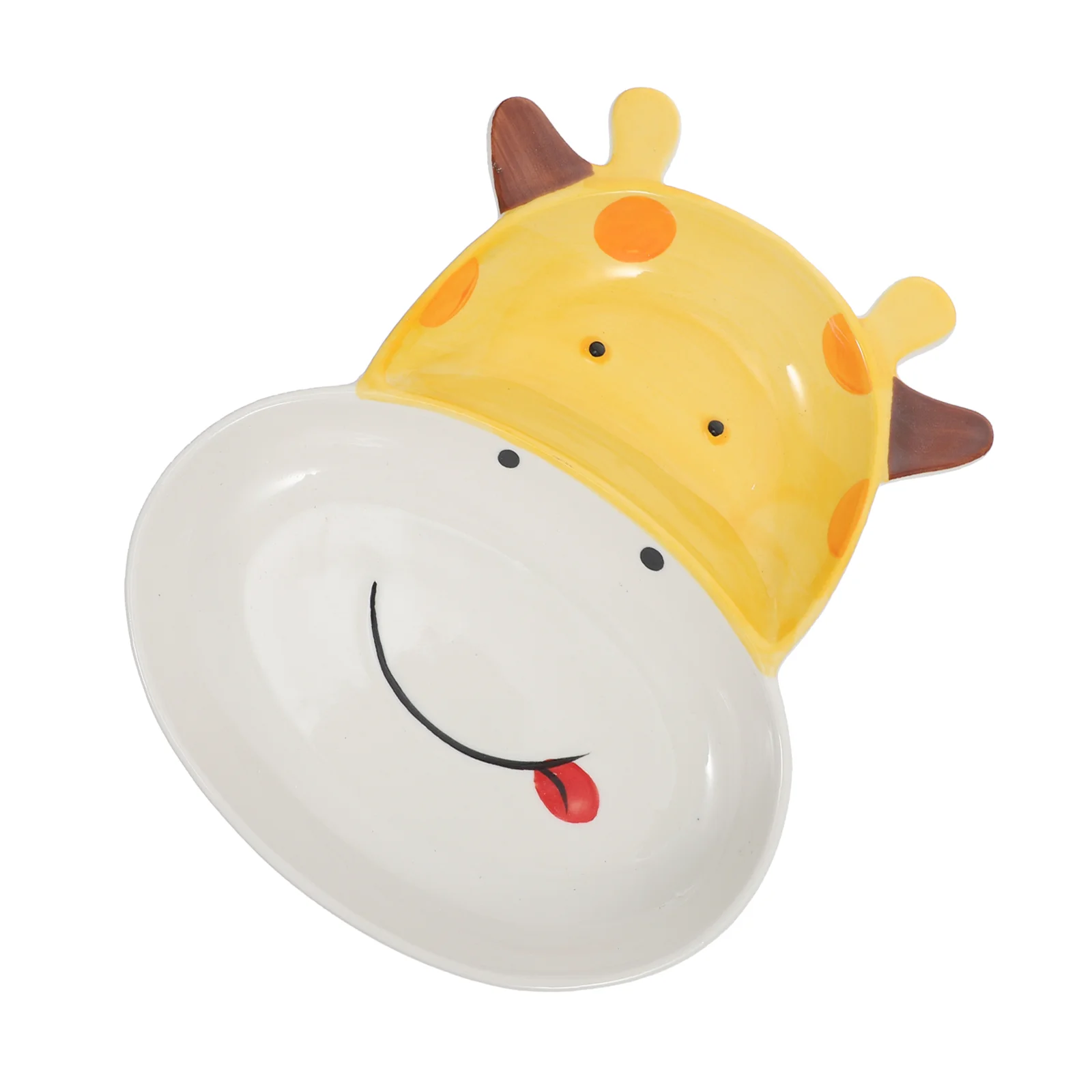 

1 шт. Керамическая Детская тарелка для ужина фрукты мультяшная тарелка детская тарелка для еды мультяшная тарелка