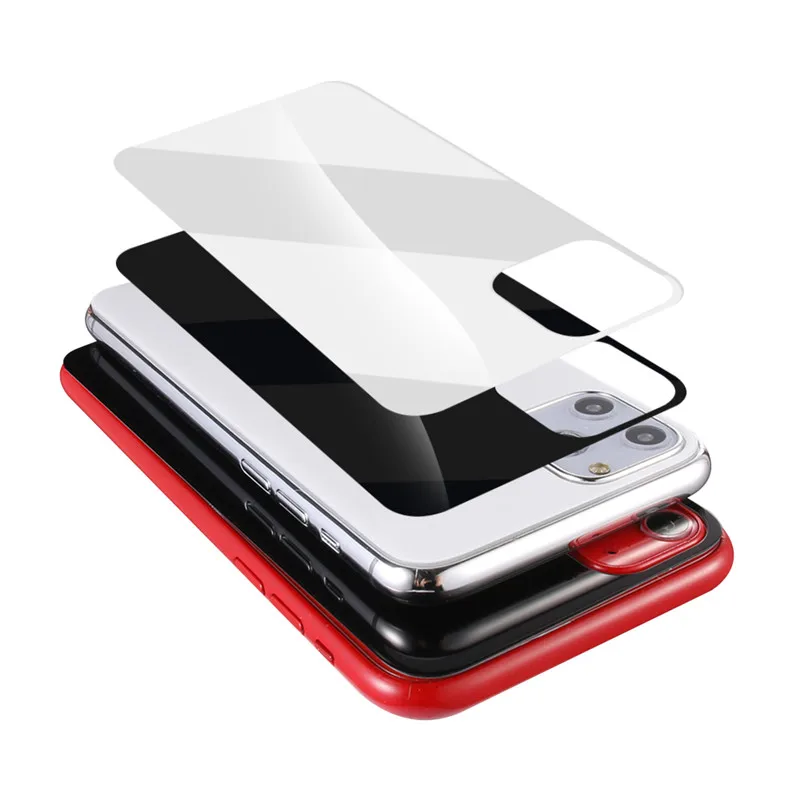 Защитная пленка для задней панели экрана из закаленного стекла iPhone 11 12 13 Pro Max