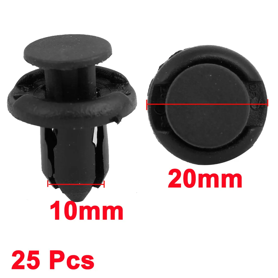 Пластиковые заклепки Uxcell 20 шт. фиксаторы для автомобильной двери отделки панели