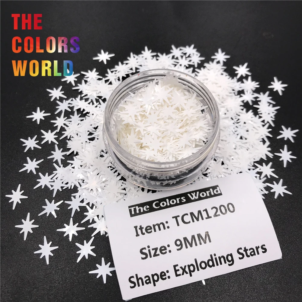TCT 058 Polaris взрывающаяся звезда Форма блеск для ногтей estrella Полар флиса нейл арта