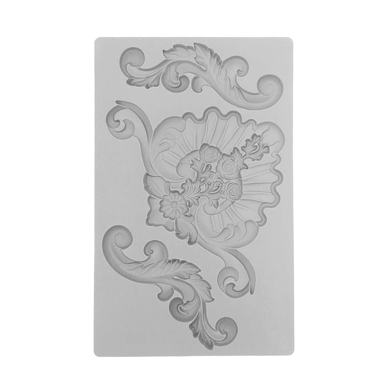 Английский садовый Тотем рельефная силиконовая форма для украшения торта