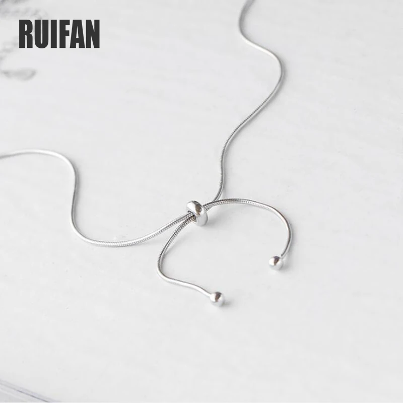 

Ruifan High Quality 100% 925 Sterling Silver Bowknot Pendant Choker Necklace Women Authentic Sterling Silver 925 Jewelry YNC058