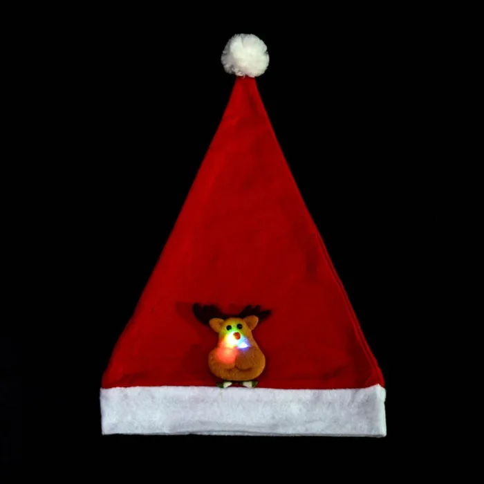 Economical Christmas Headband Light Up Hat Glasses Pen Brooch Accessories Decoration For Party Holiday ds99