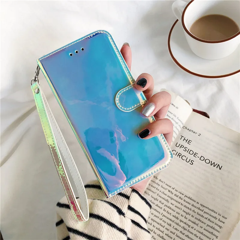 Чехол-книжка для xiaomi redmi note 8, 8t, 9, 9s pro max, 9c, 9a, 9, 8, 8a, k30, 10x, k20, k20 pro, зеркальный