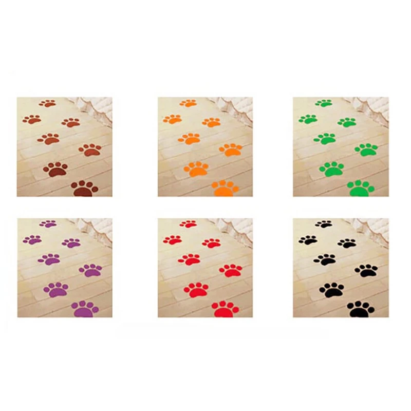 48 шт./компл. с рисунком собачки и котика лапой печати наклейки на стену для