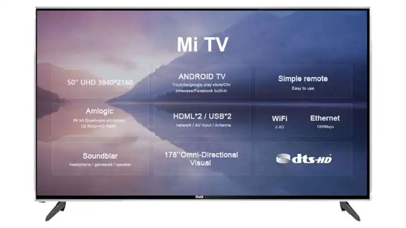 Горячая Распродажа 50 дюймов UHD плоский экран android tv 4k smart led tv|Запчасти к