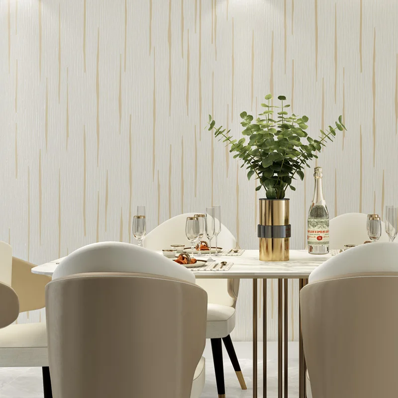 Самоклеющиеся тисненые полосатые обои наклейки Современные 3d Элегантные